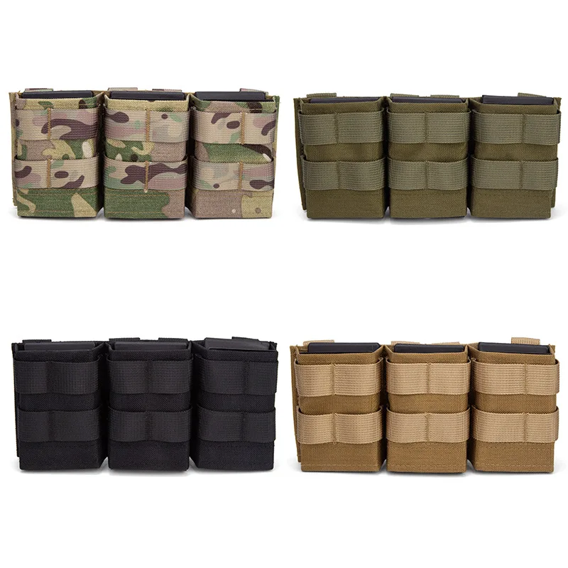 Edc Carry Fanny Pack - Medium Triple Fast 5.56 Molle Magazine