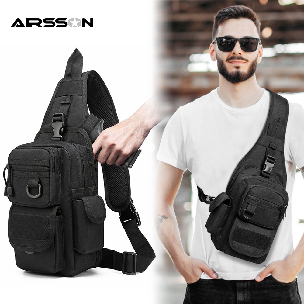 Tactical Pistol Bag Concealed  - Edc Concealed Carry Sling Bag 评论和价格