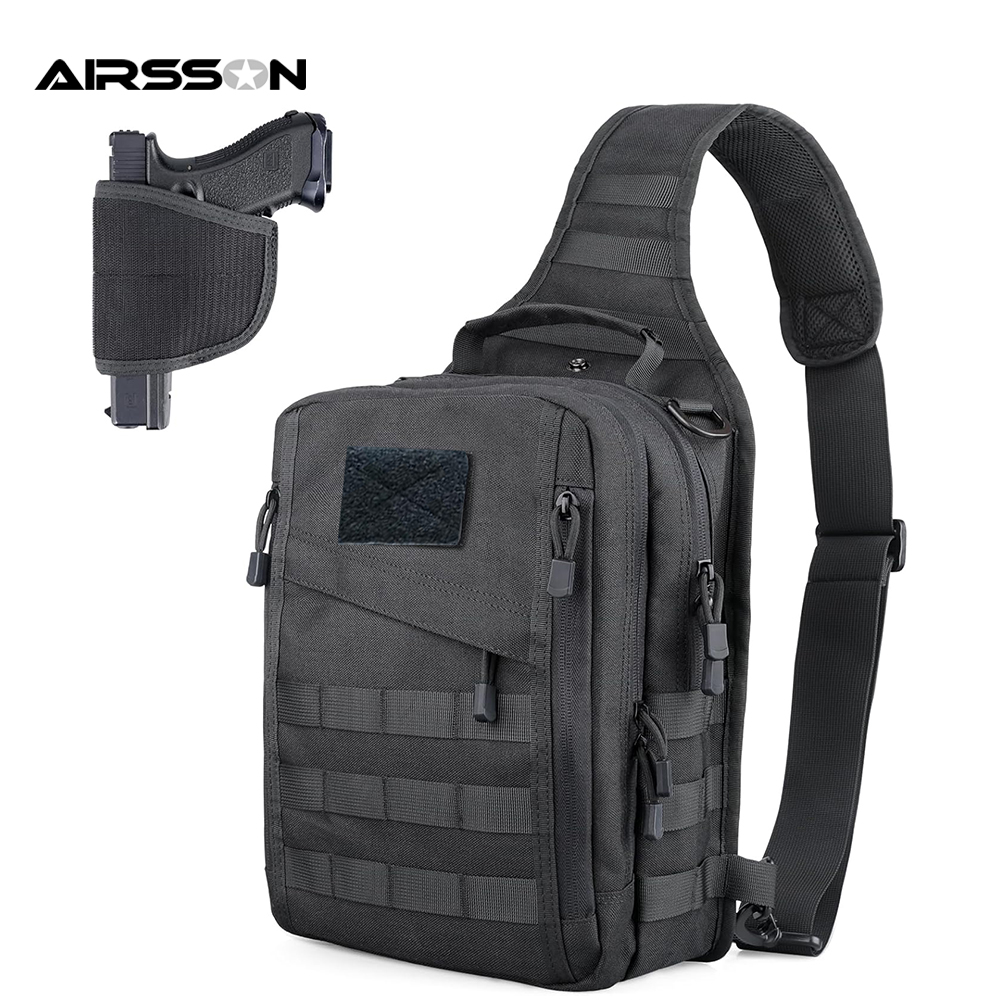 Tactical Sling Backpack Concea - Edc Concealed Carry Sling Bag 评论和价格