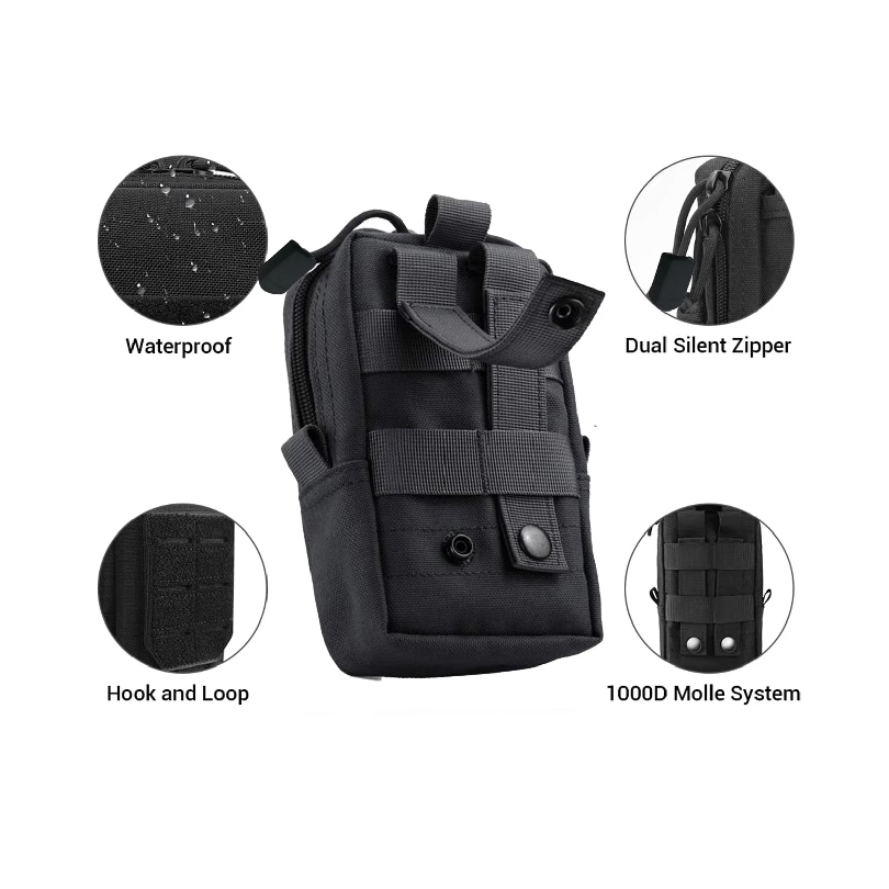 Tactical Molle Pouch Waist Bag - Edc Carry Fanny Pack 评论和价格