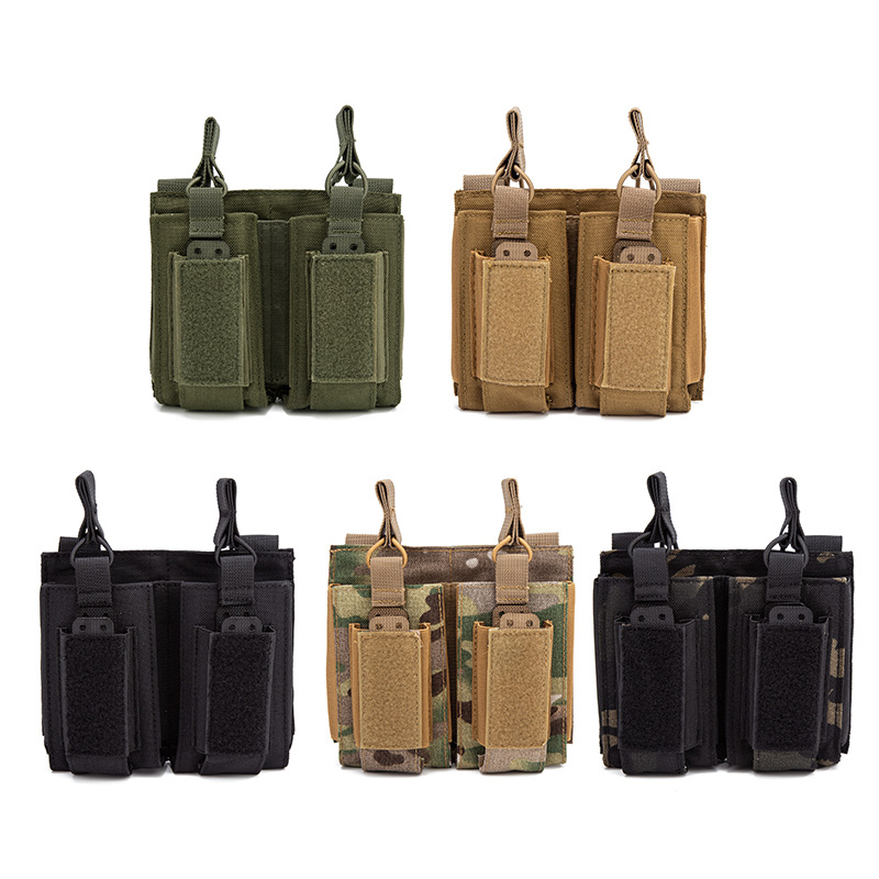 M4 M14 M16 Molle Double Magazi - Edc Carry Fanny Pack 评论和价格
